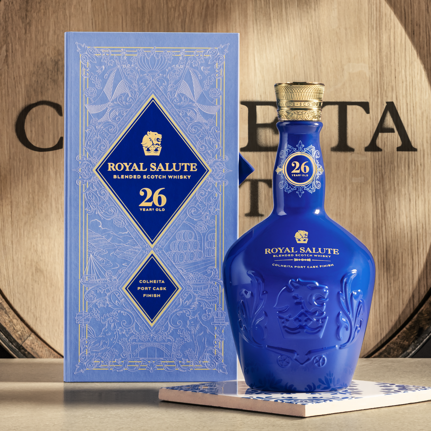Packshot_26yr old Colheita port cask finish lifestyle shot